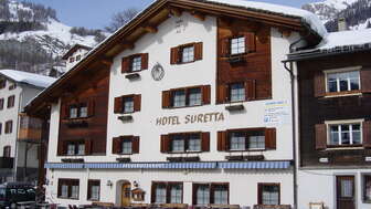 Das Hotel Suretta in Splügen