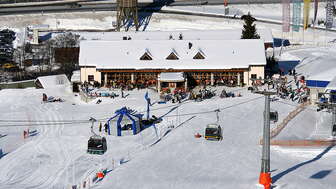 Das Tal-Restaurant im Skigebiet Splügen-Tambo