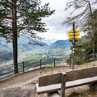 Aussichtspunkt Crap Carschenna bei Sils i.D.