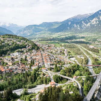 Aussicht auf Thusis vom Känzeli