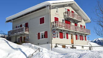 Das Gasthaus Alpina in Tschappina am Heinzenberg